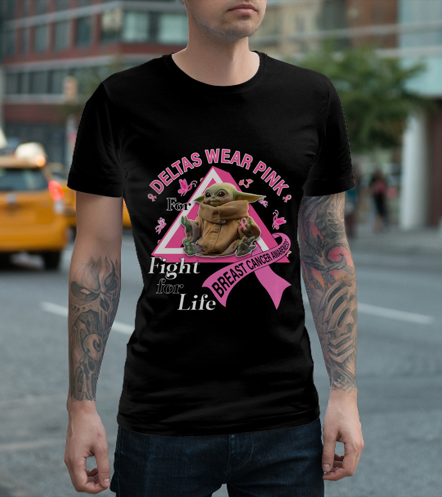 DELTAS WEAR PINK FOR BREAST CANCER AWARENESS FIGHT FOR LIFE T-Shirt