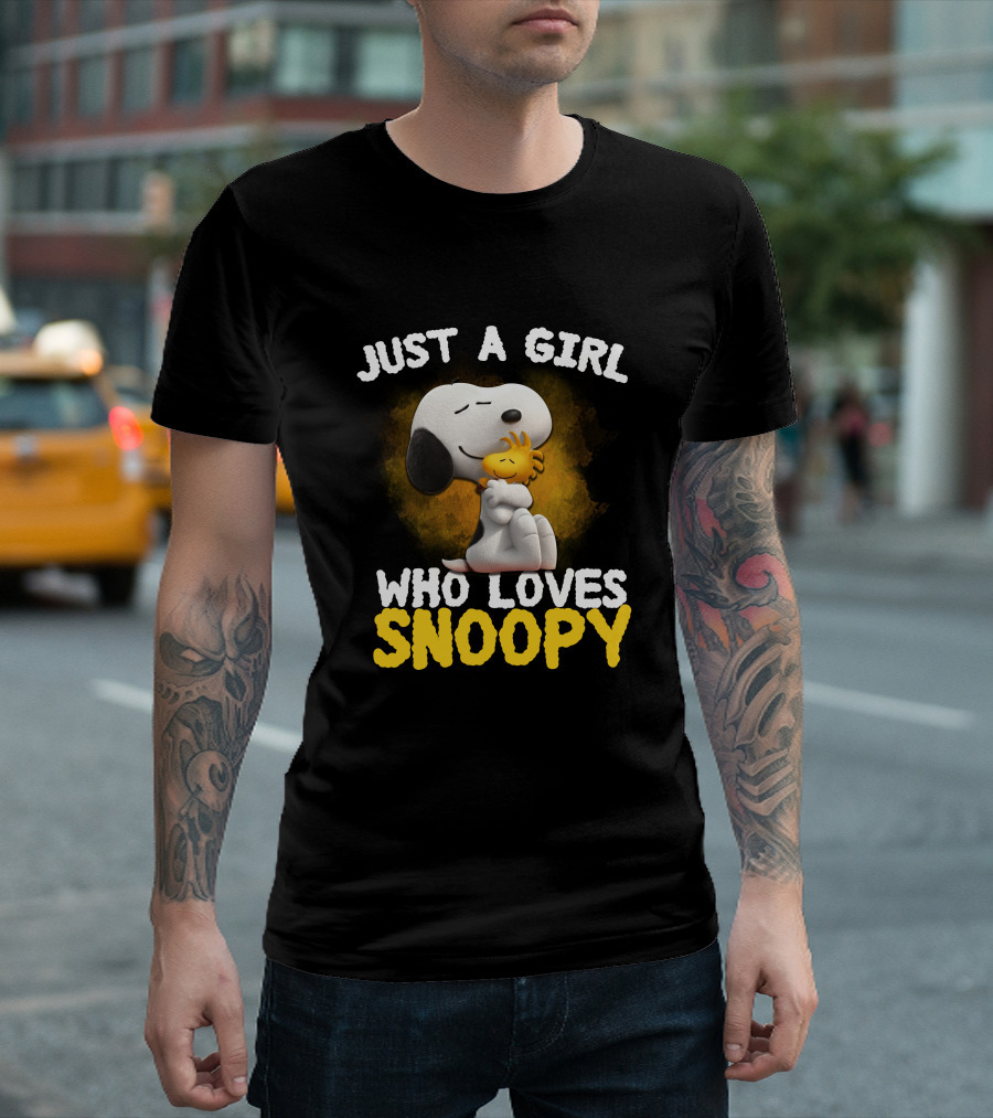Just a Girl Who Loves Snoopy T-Shirt