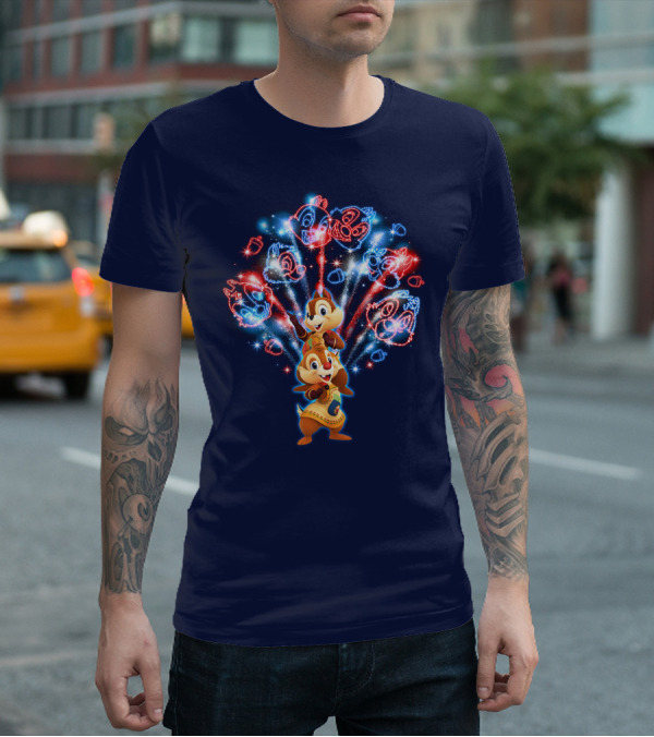 Chip 'n Dale Firework T-Shirt