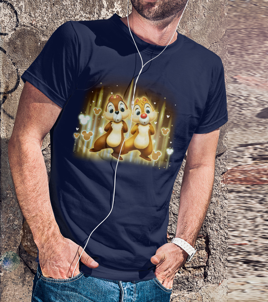 CND Heart Chip And Dale Mickey Ears Icons T-Shirt