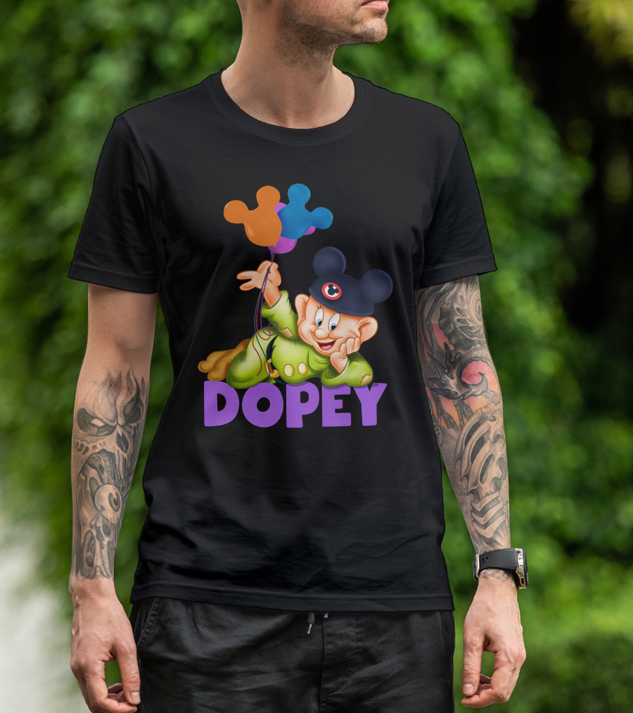 Dopey Balloons Pixar Crossover T-Shirt