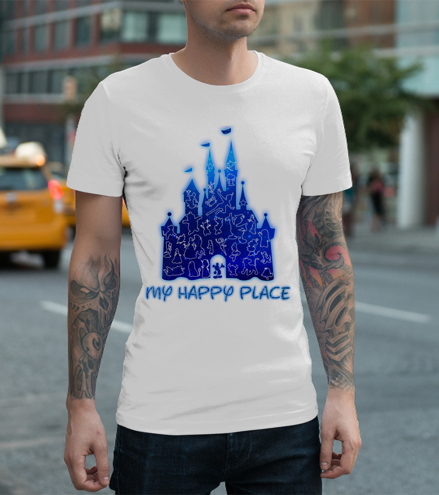 My Happy Place Disney Castle T-Shirt