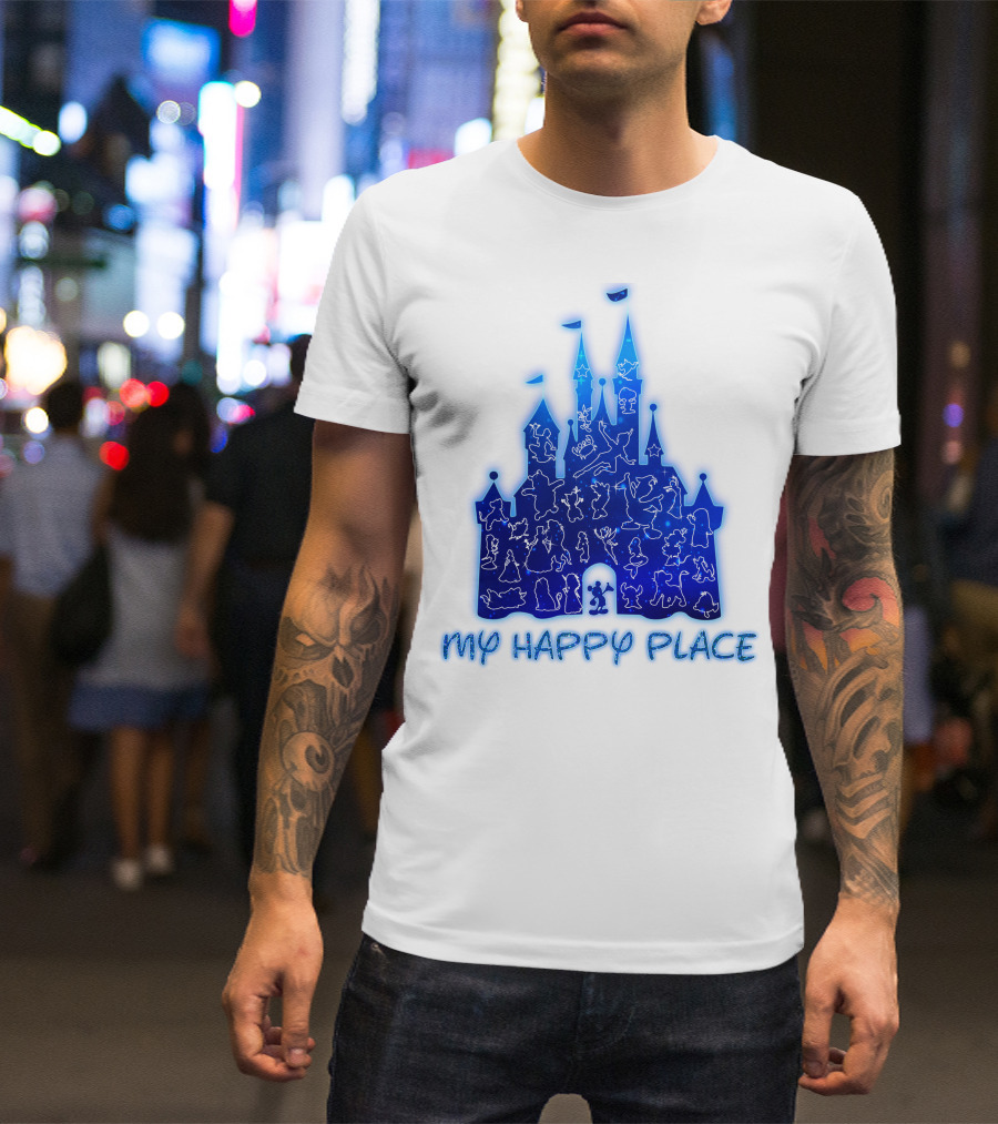 My Happy Place Disney Castle T-Shirt