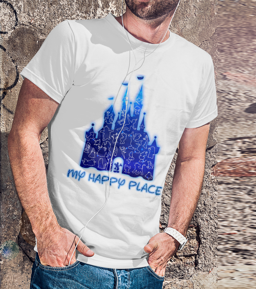 My Happy Place Disney Castle T-Shirt