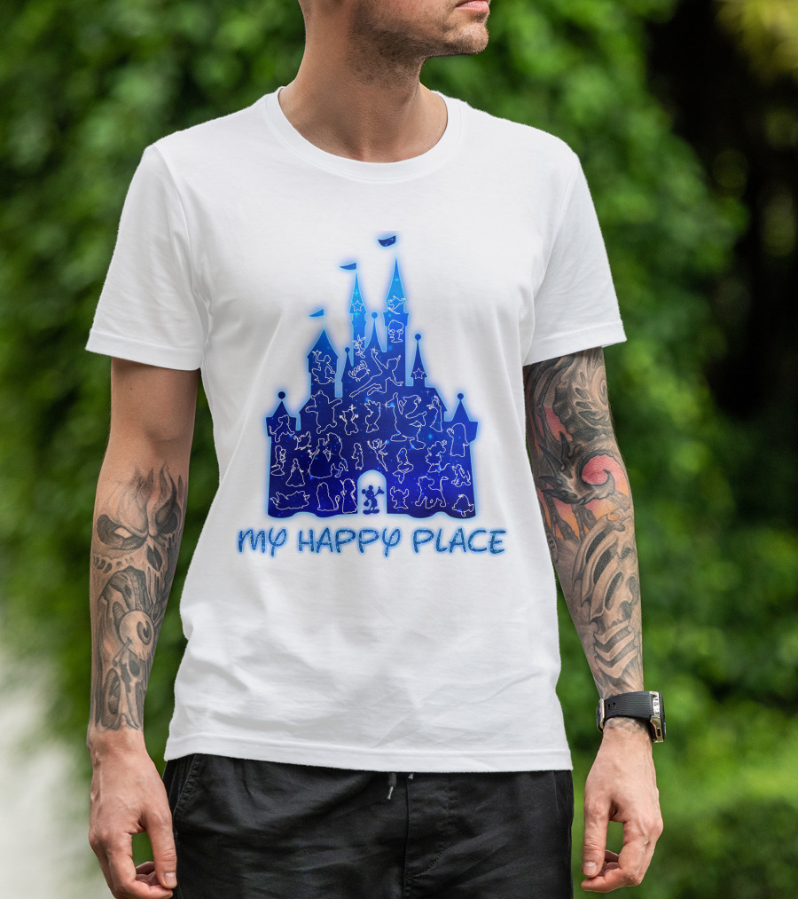 My Happy Place Disney Castle T-Shirt