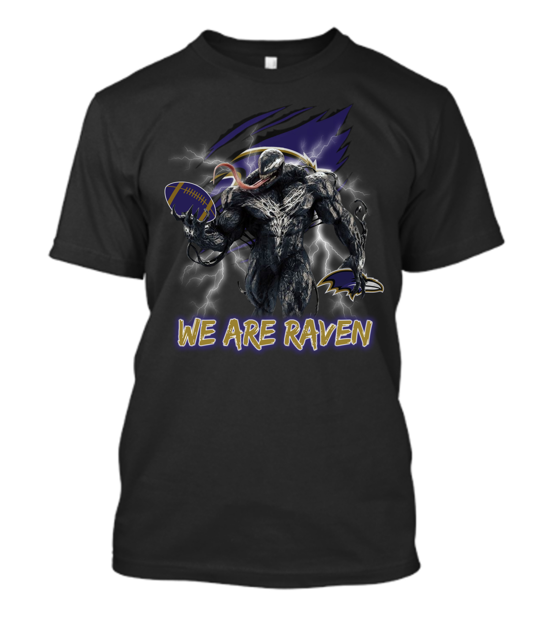 We Are Raven Venom NFL Baltimore Ravens Football Crossover T-Shirt