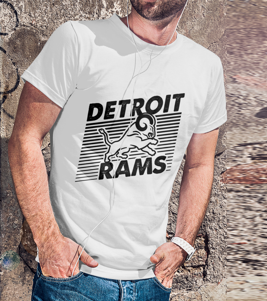 Detroit Rams Jumping Ram T-Shirt