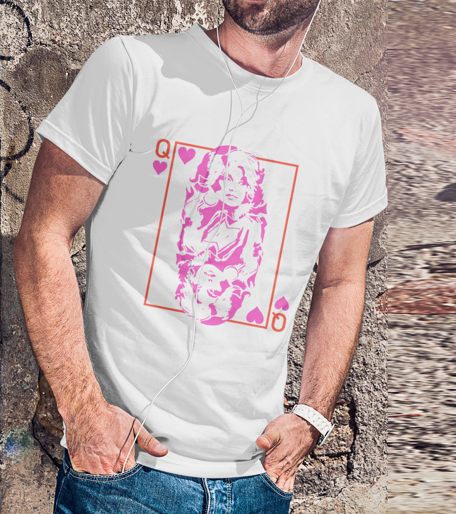 Dolly Parton Playing Card Queen Heart T-Shirt