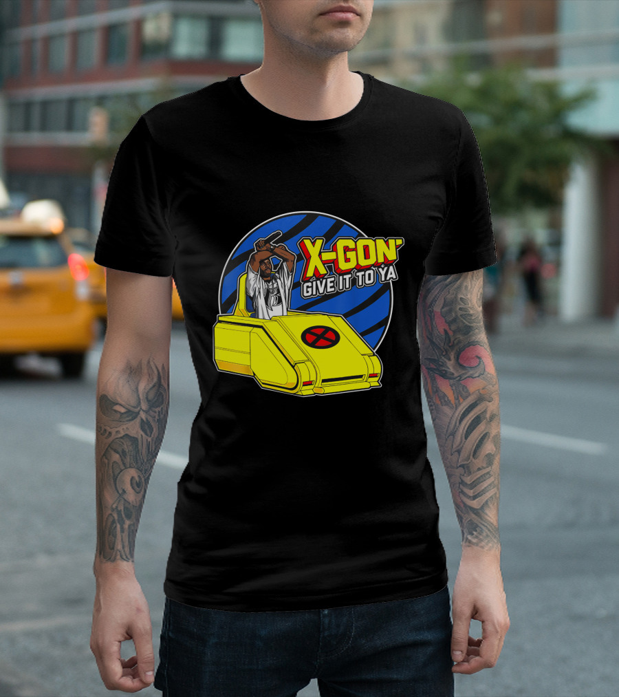 X Gon' Give It To Ya Professor X Inspired Yellow Hoverchair T-Shirt