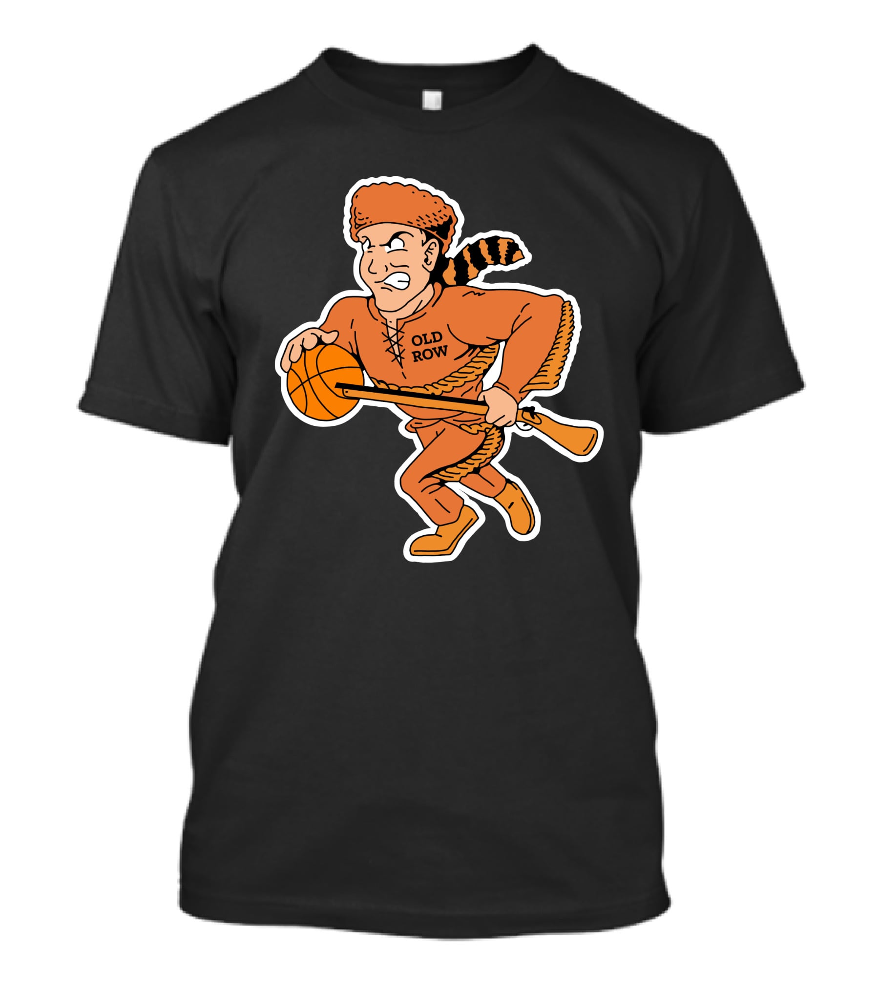 Old Row TN Basketball Pioneer Cartoon T-Shirt