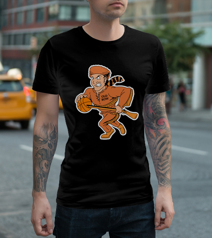 Old Row TN Basketball Pioneer Cartoon T-Shirt