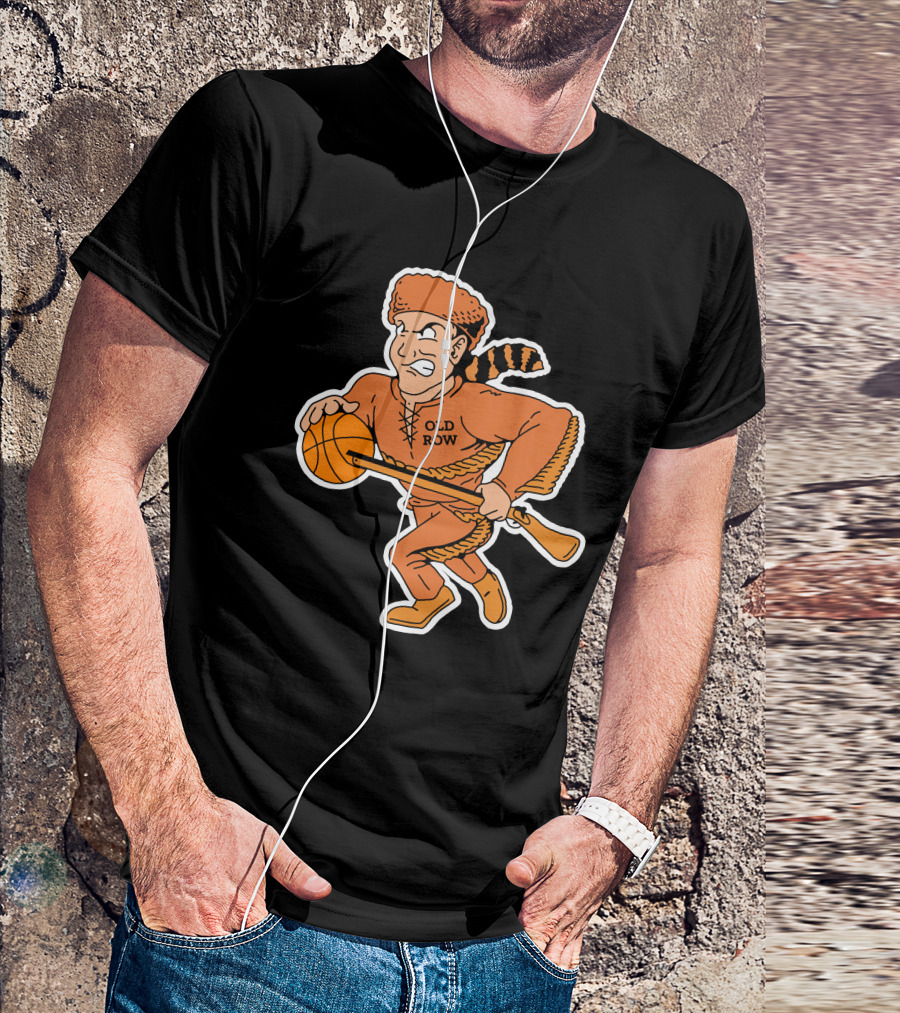 Old Row TN Basketball Pioneer Cartoon T-Shirt