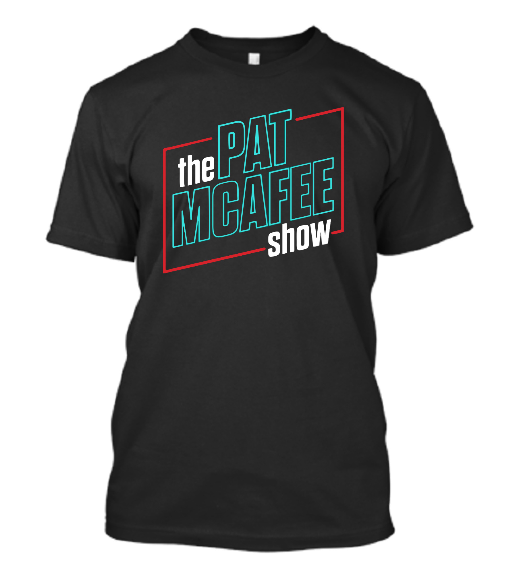 The Pat McAfee Show Bold Outline Text T-Shirt