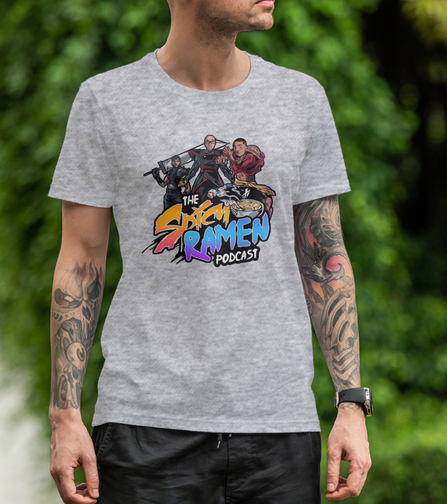 The Spicy Ramen Podcast Ninja Warrior Bowl Adventure T-Shirt