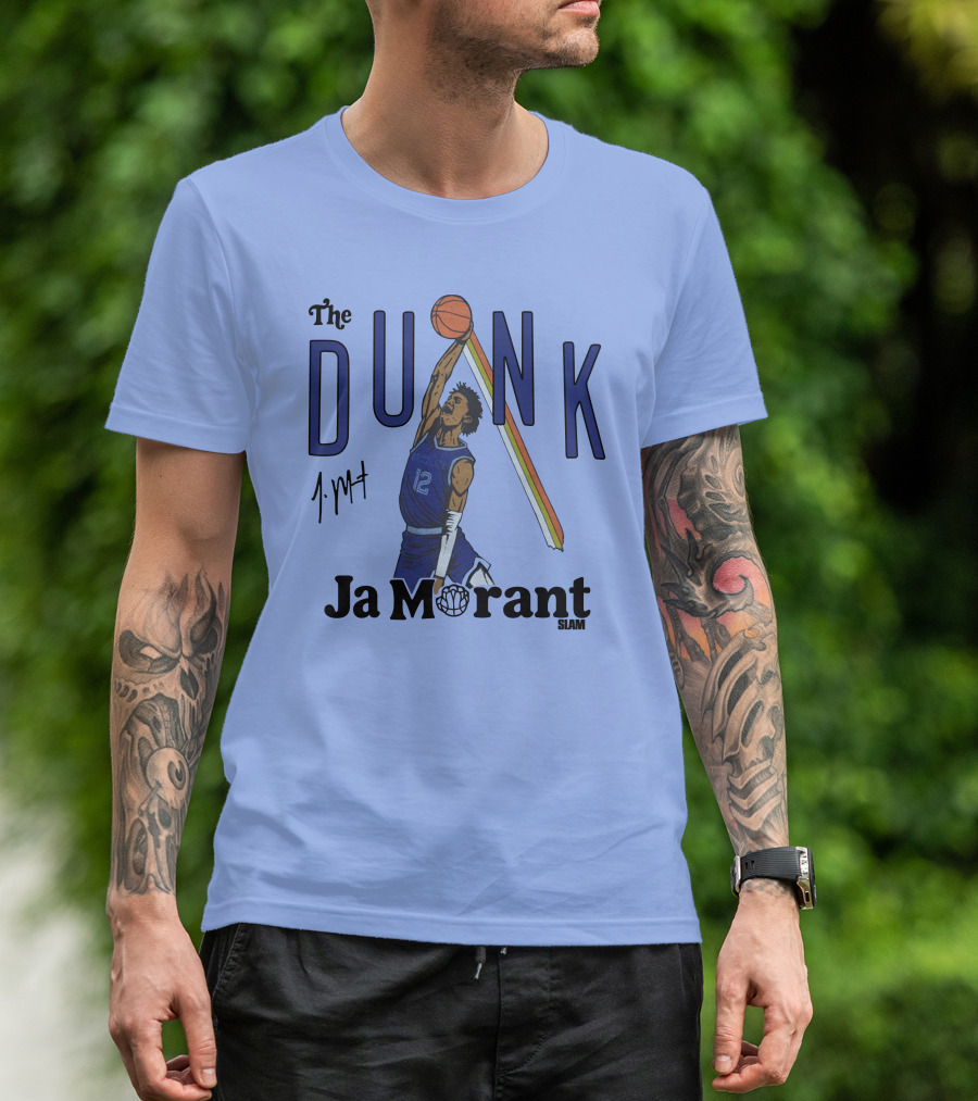 Ja Morant 12 The Dunk Slam Basketball T-Shirt