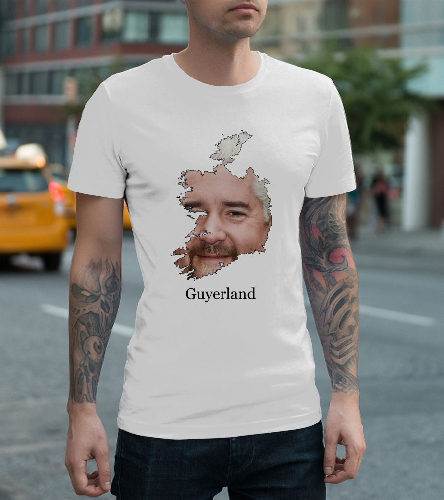 Guyerland Map Face T-Shirt