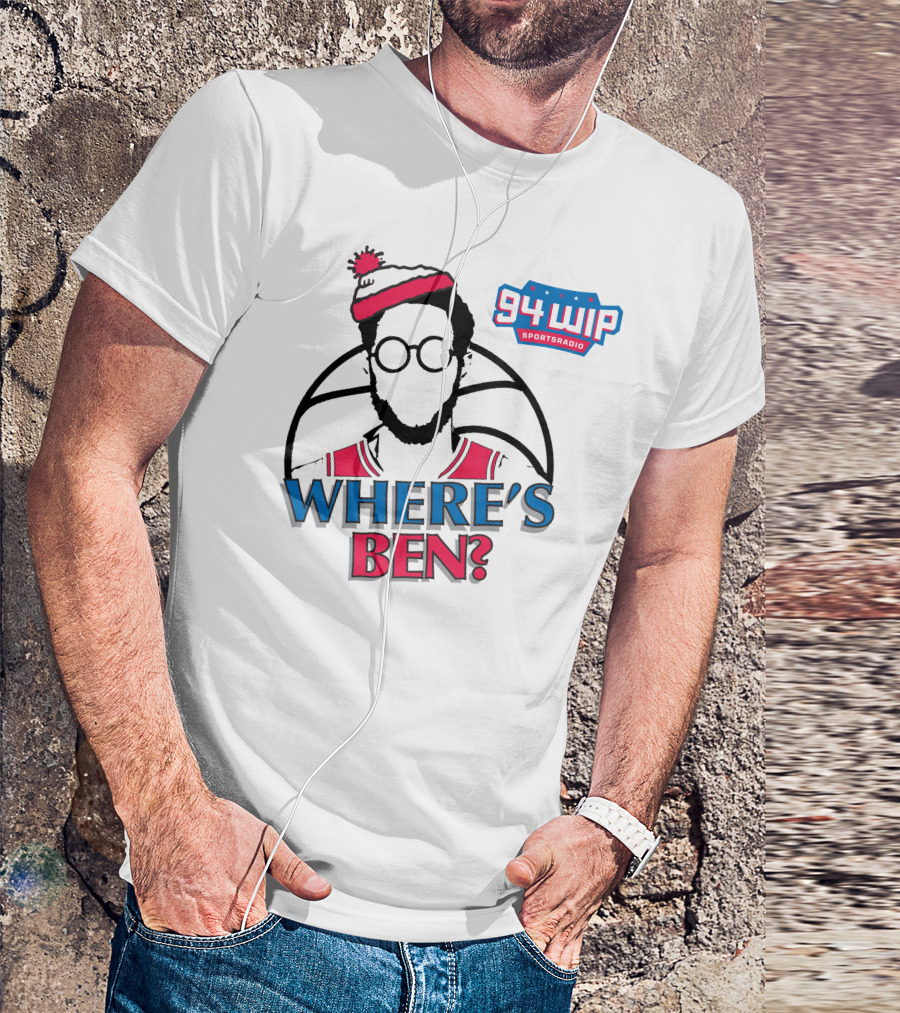 94 WIP Sports Radio Where's Ben? T-Shirt