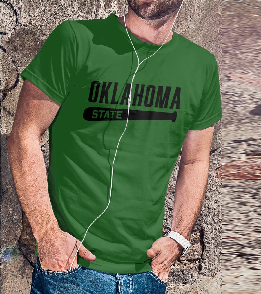 Oklahoma State Baseball Bat T-Shirt