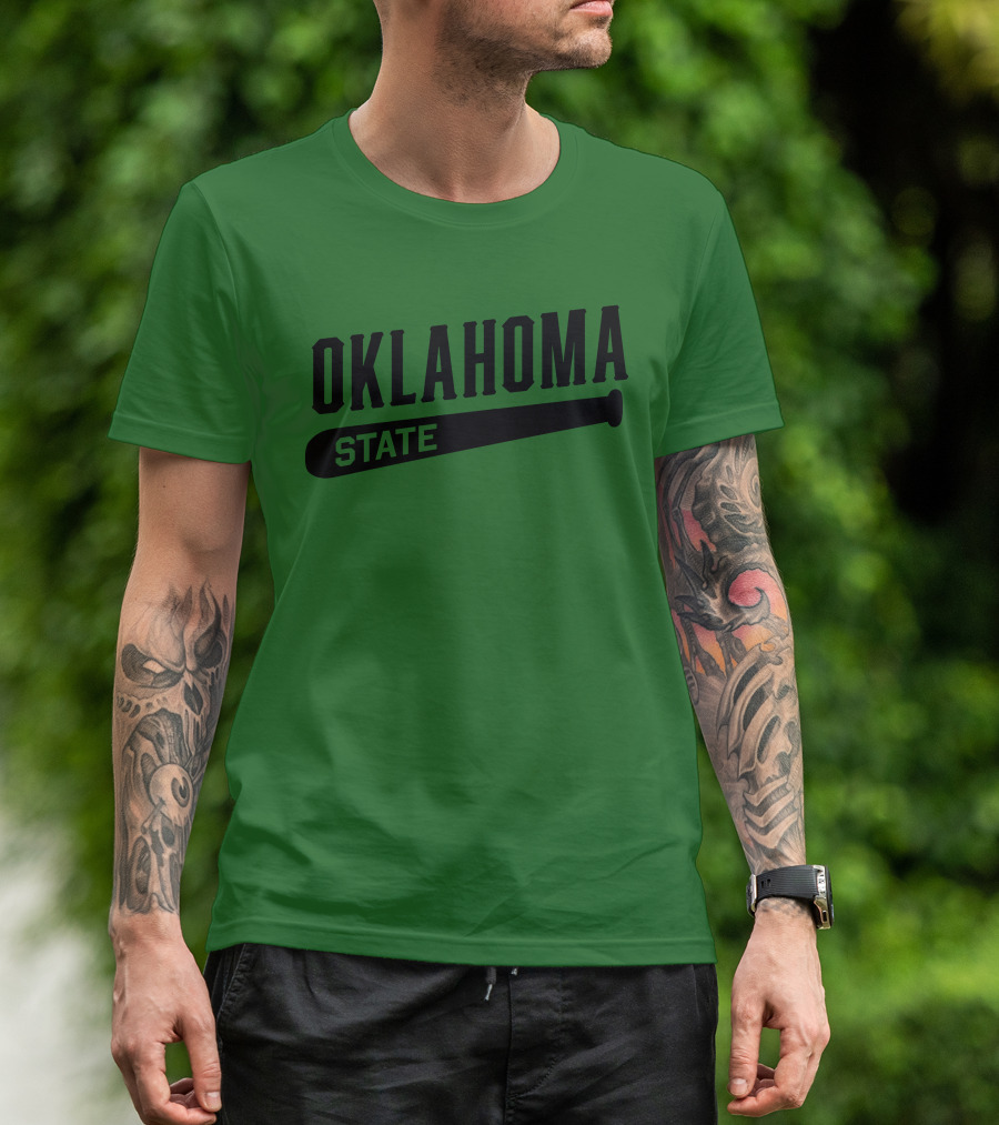 Oklahoma State Baseball Bat T-Shirt