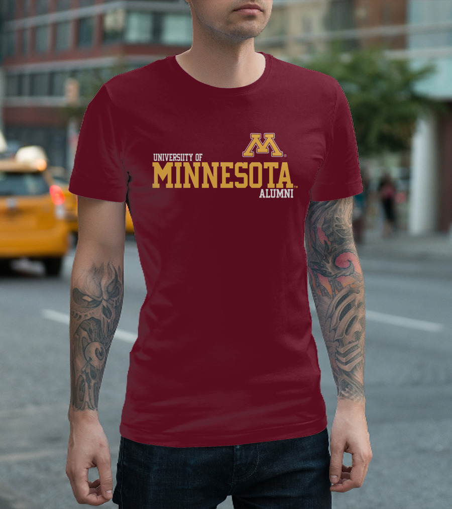University of Minnesota Alumni Bold Gold Maroon Iconic Collegiate T-Shirt
