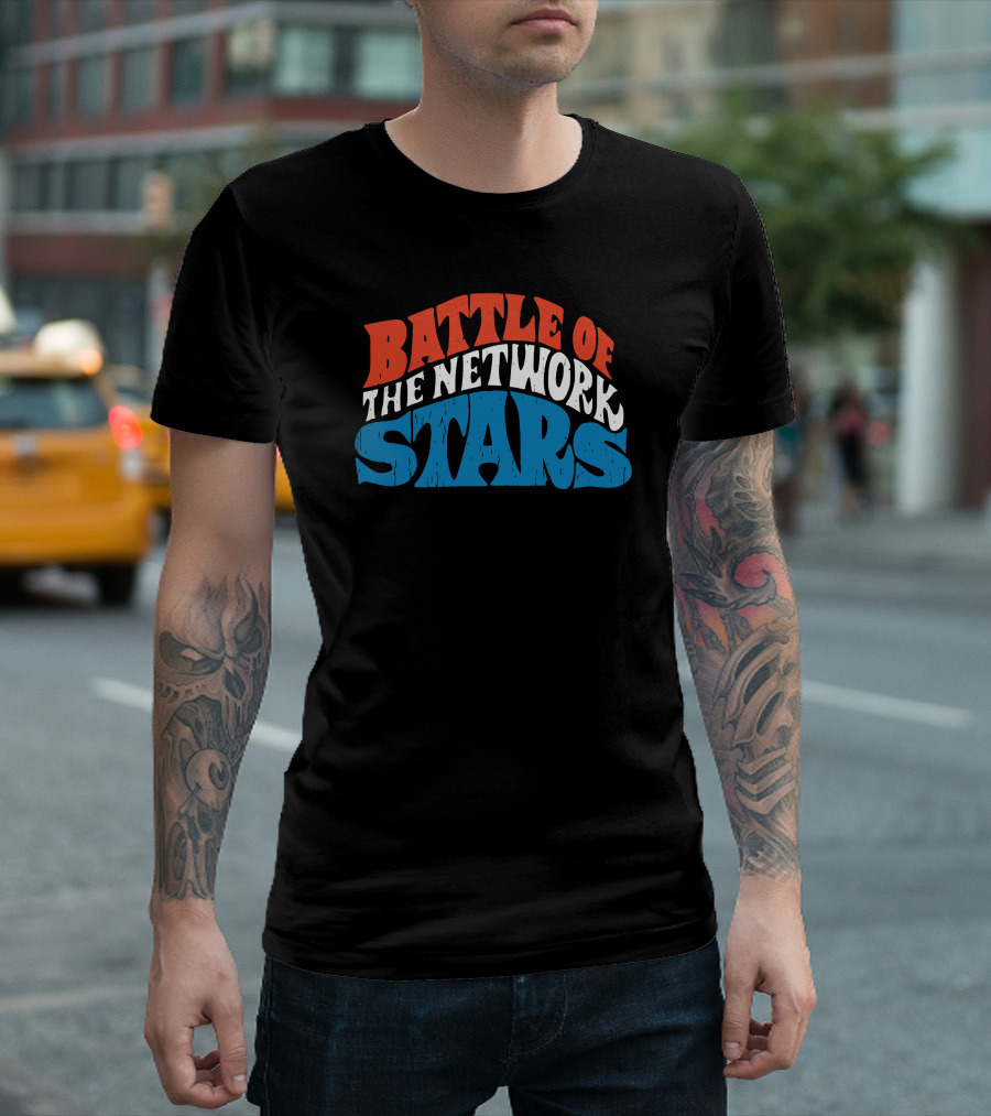 Battle Of The Network Stars Vintage Retro Television Competition T-Shirt