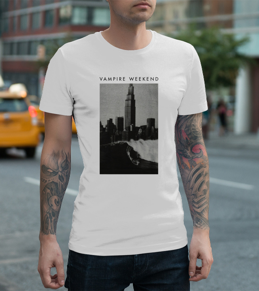 Vampire Weekend New York City Wave Tower T-Shirt