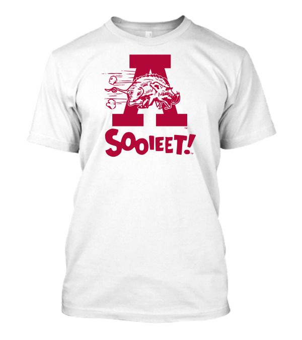 Arkansas Razorbacks Sooieet Wild Boar Logo Lightweight T-Shirt