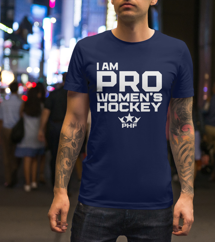 Arizona Coyotes I Am Pro Women's Hockey PHF T-Shirt