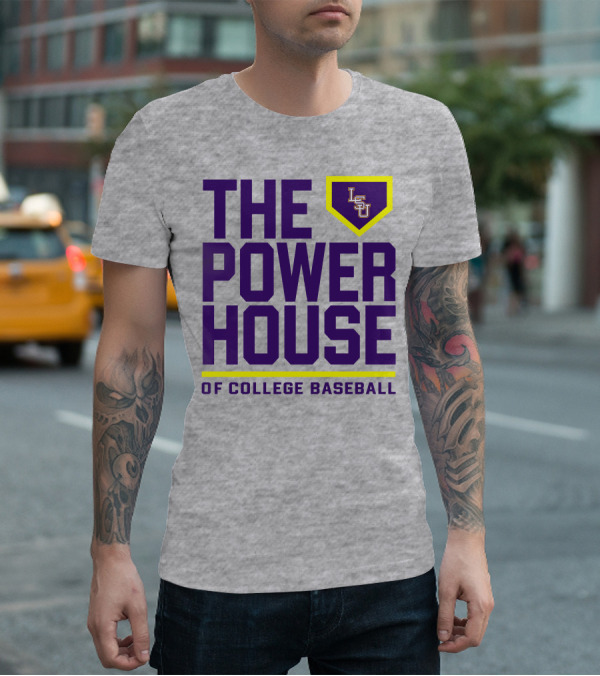 LSU The Power House Of College Baseball T-Shirt