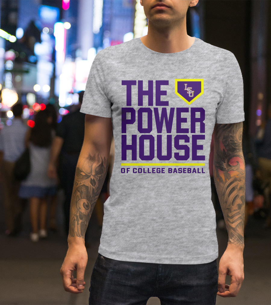 LSU The Power House Of College Baseball T-Shirt