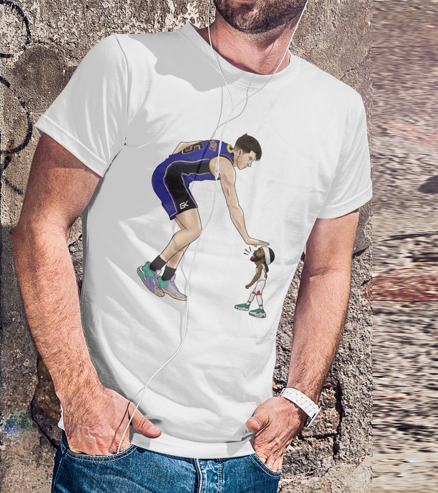 Basketball Giants And Tiny Challengers Showdown T-Shirt
