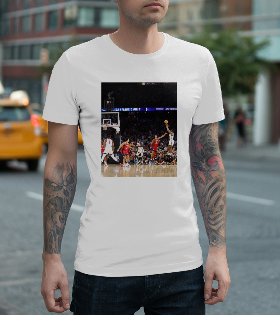 Lamont Butler At The Buzzer NCAA Final Four Shot Florida Atlantic Owls Basketball T-Shirt
