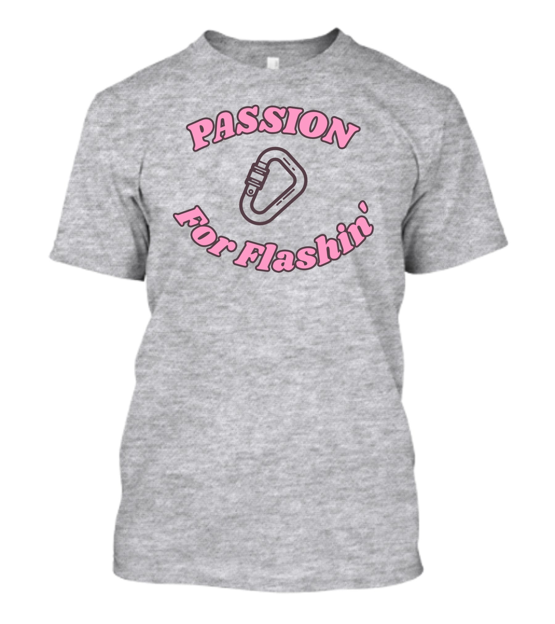 PASSION FOR FLASHIN' Carabiner Climbing Essentials T-Shirt