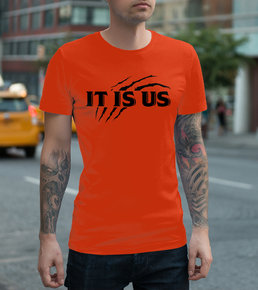Cincinnati Bengals It Is Us Fan Claw Marks T-Shirt
