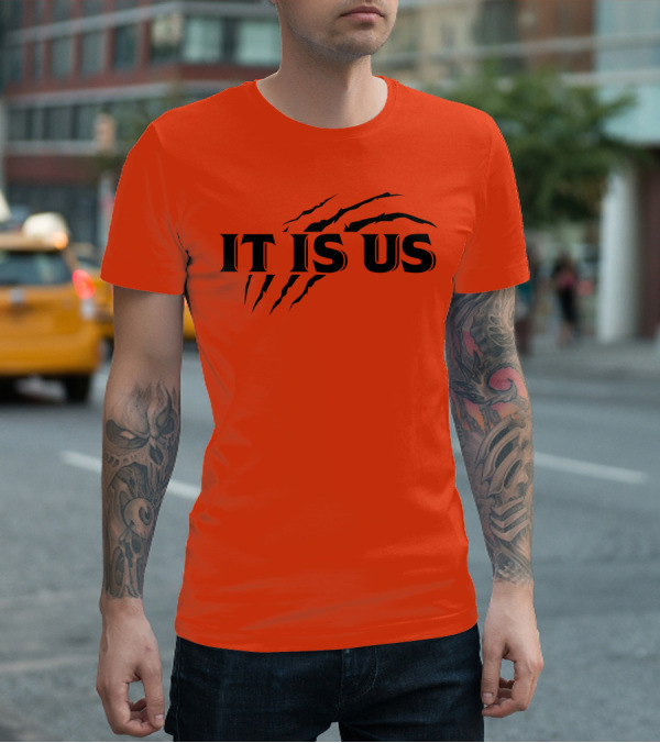 Cincinnati Bengals It Is Us Fan Claw Marks T-Shirt