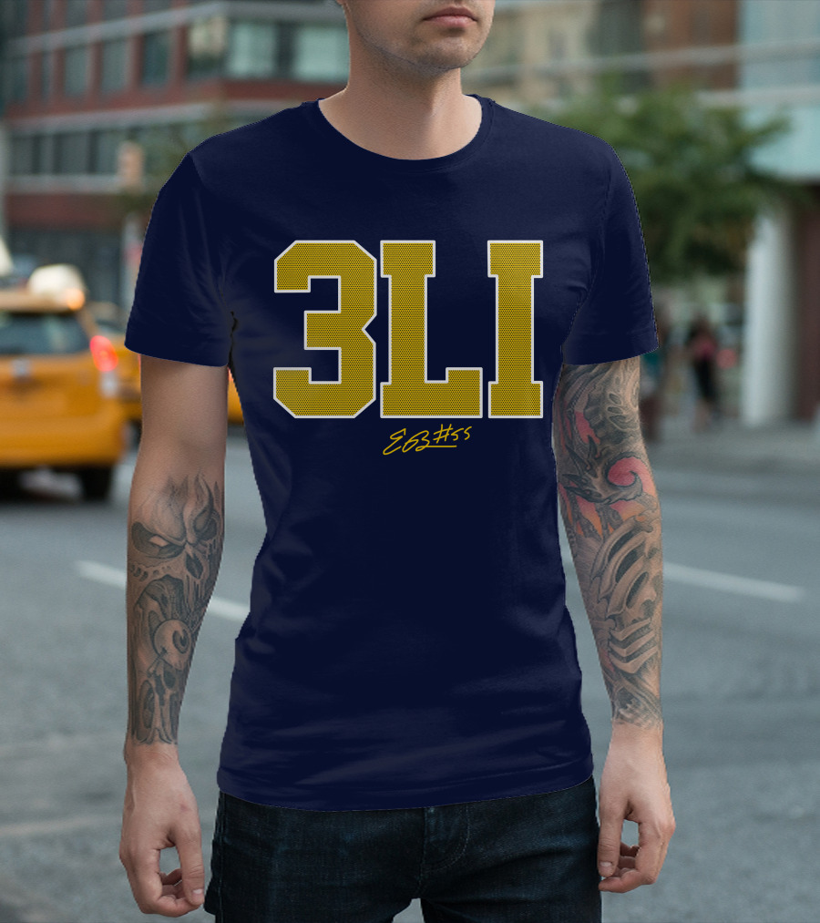 3Li Eli Brooks E63 #55 The Players Trunk Store T-Shirt