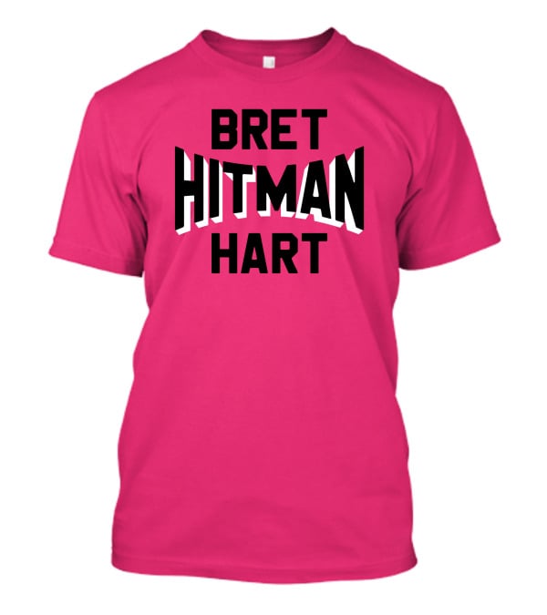 Bret Hitman Hart Retro Graphic 80s Wrestling T-Shirt