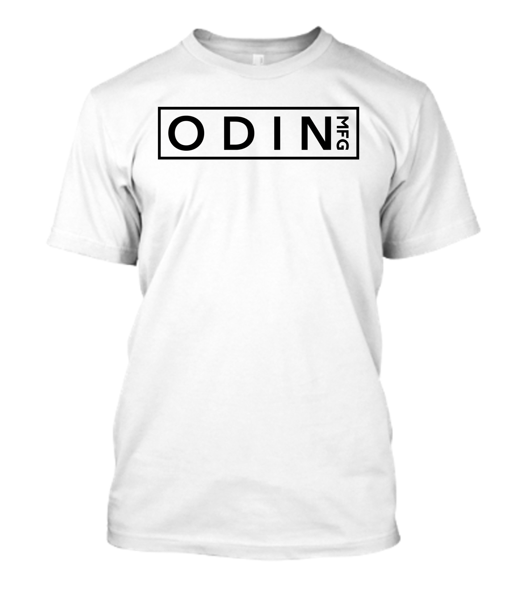 ODIN MFG Logo Text Bold Rectangle T-Shirt