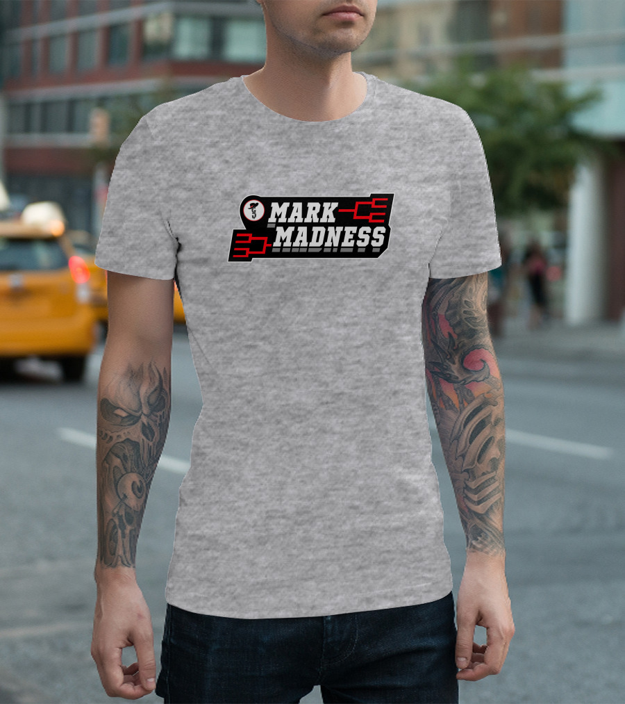 Csc Gamblin' Gauchos Mark Madness Basketball Tournament Bracket T-Shirt