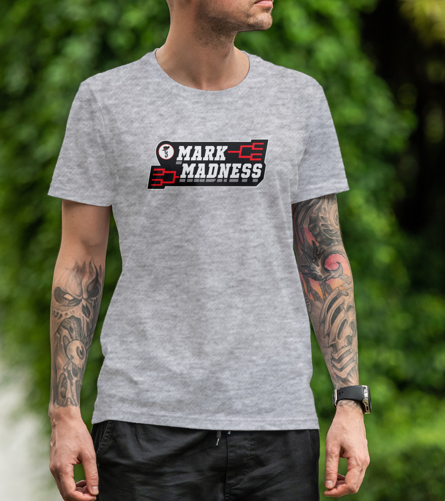 Csc Gamblin' Gauchos Mark Madness Basketball Tournament Bracket T-Shirt