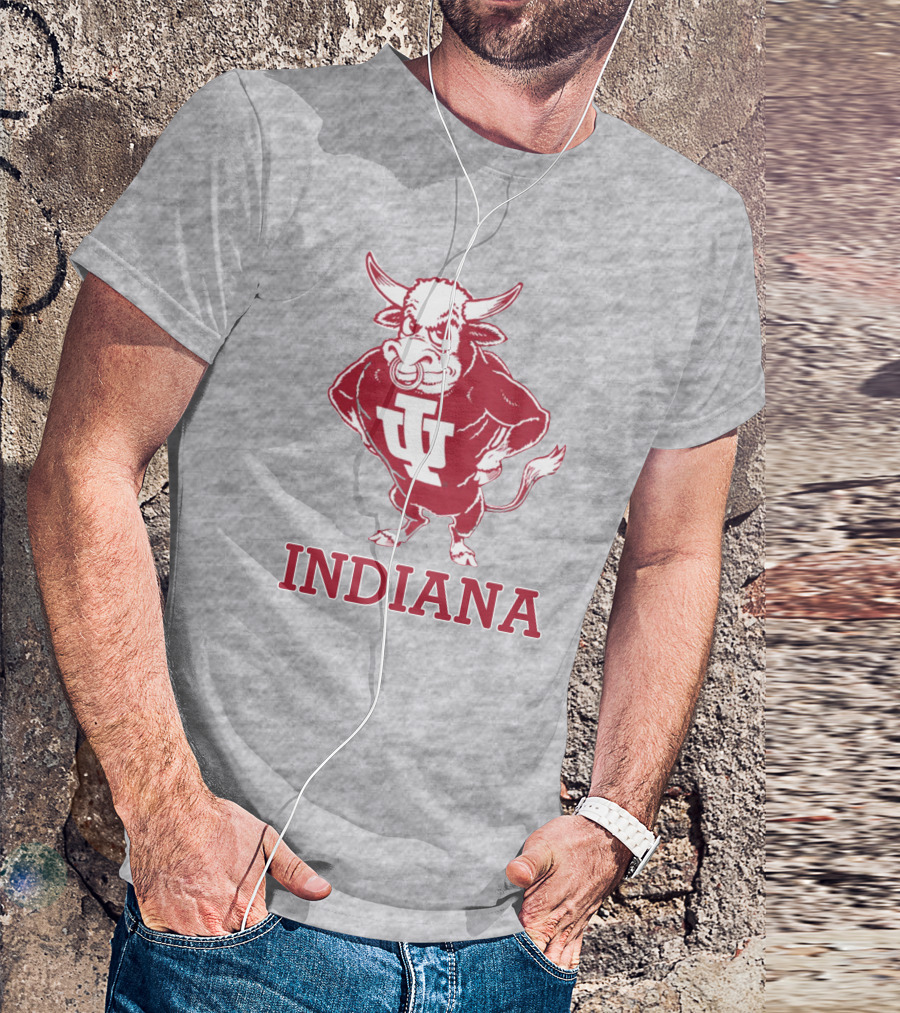 Indiana University Hoosiers IU Bison Mascot Indiana T-Shirt