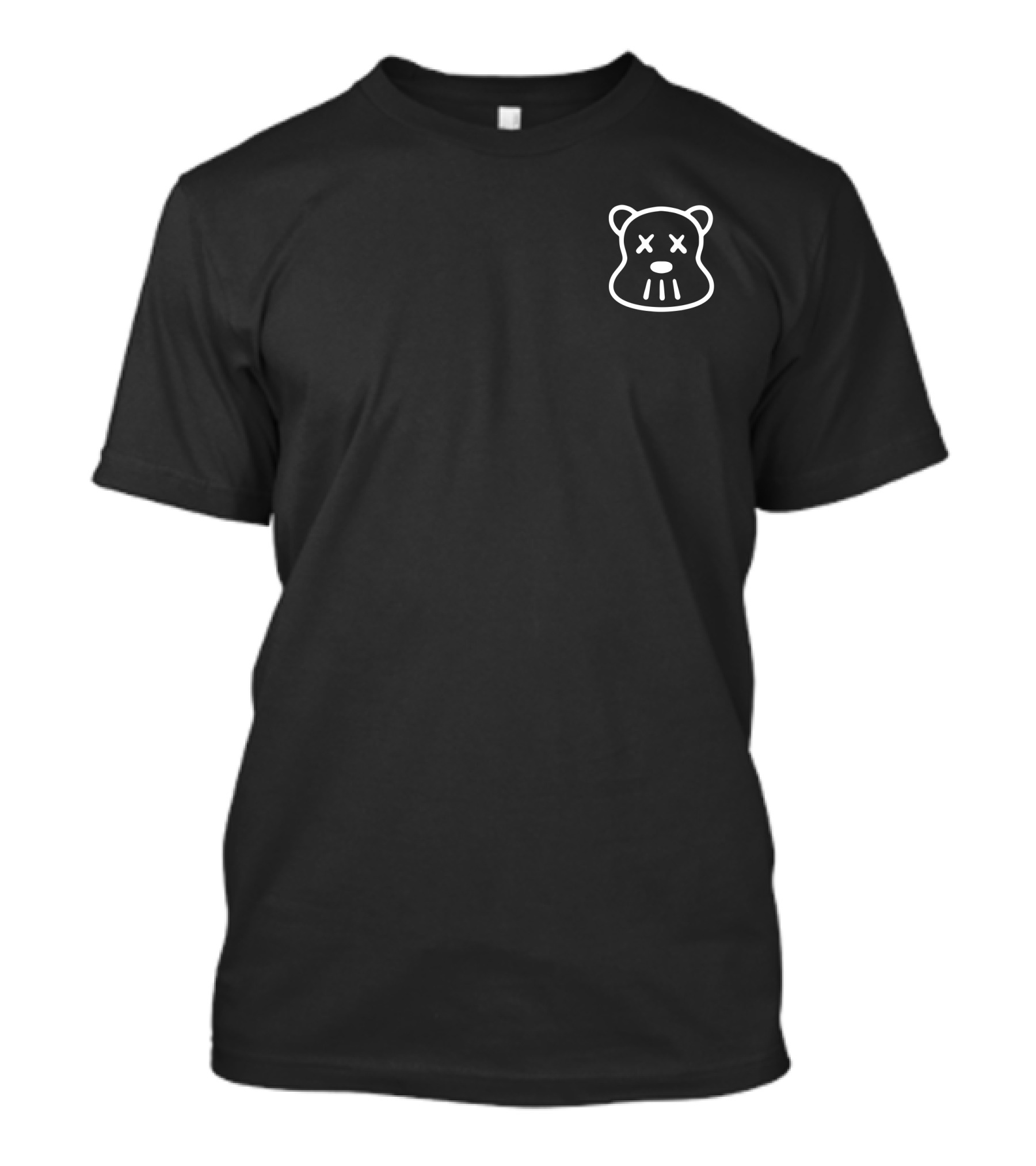 Hypebears Merch Hype Bears Icon Crossed Eyes Bear Head T-Shirt