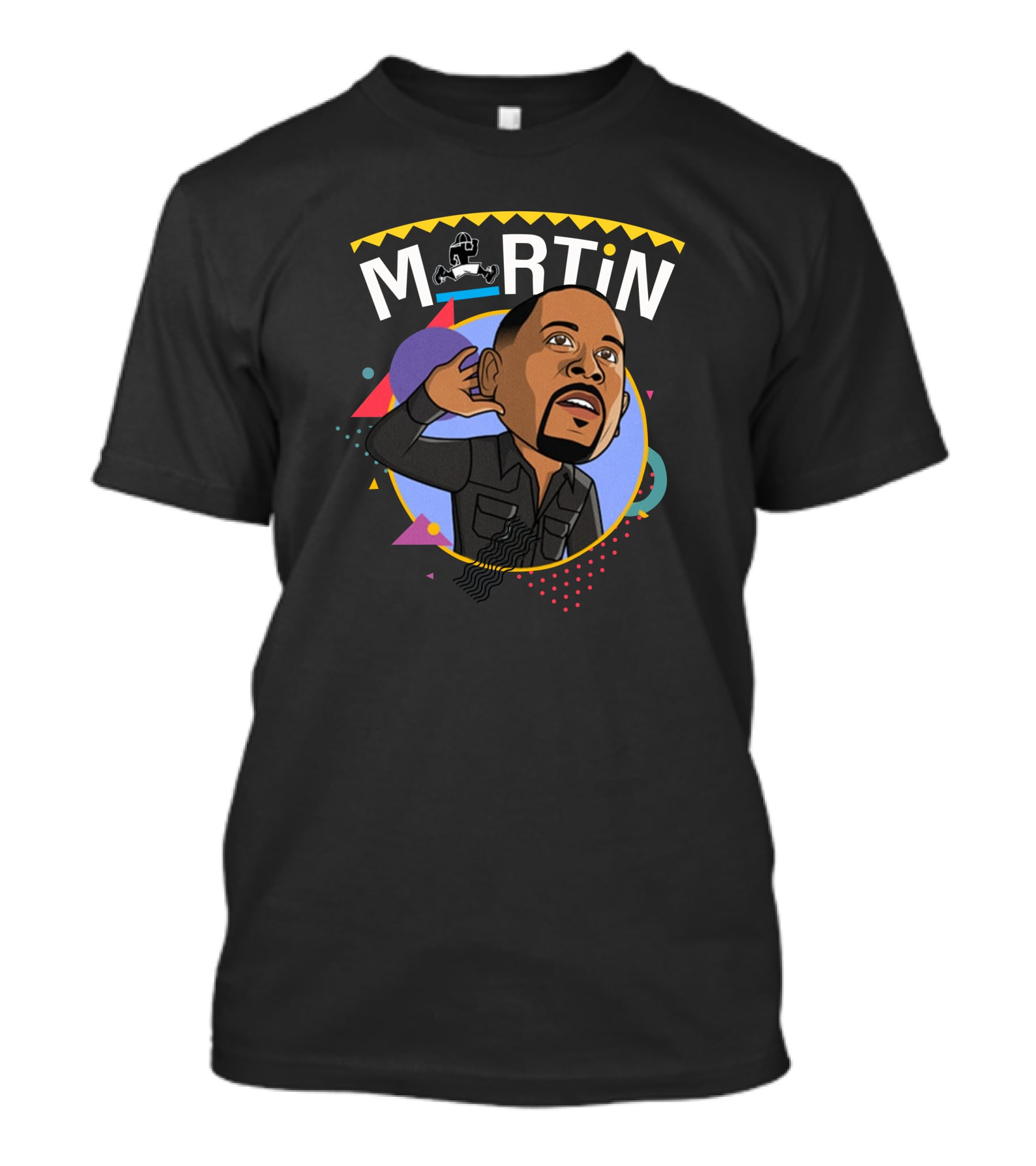 Martin Lawrence Merch Martin Cartoon Iconic T-Shirt