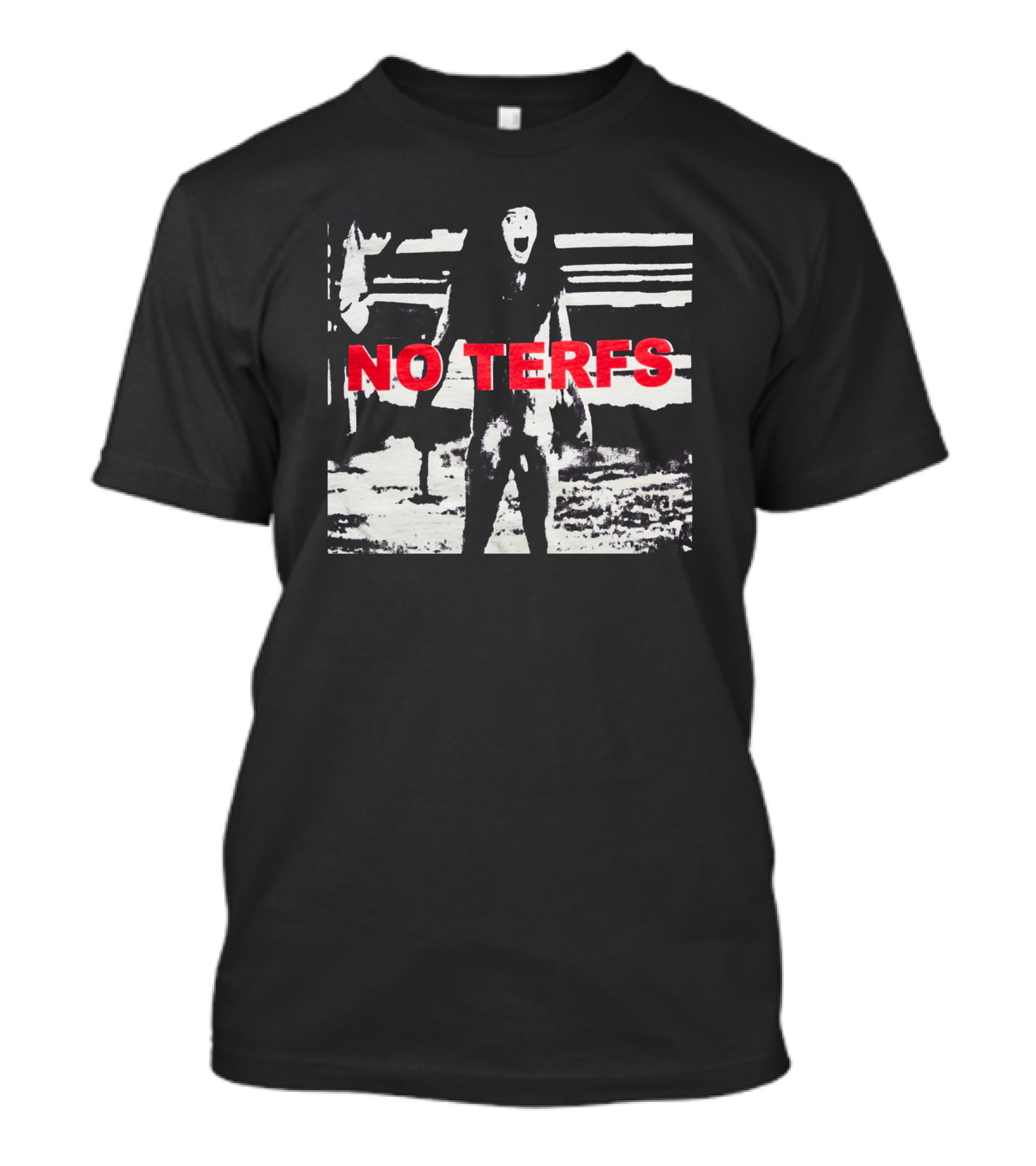 Diskette Press No Terfs Graphic Image T-Shirt