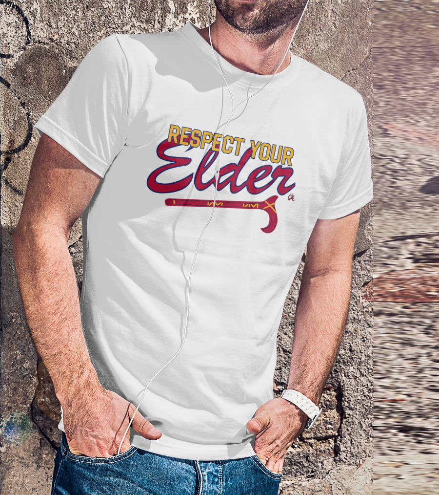 Respect Your Elder Baseball-Inspired Chatting Average Merch T-Shirt