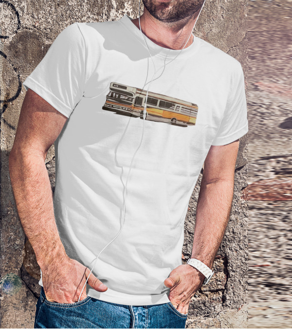 New Skool Merch Vintage Muni Bus 415 Route T-Shirt