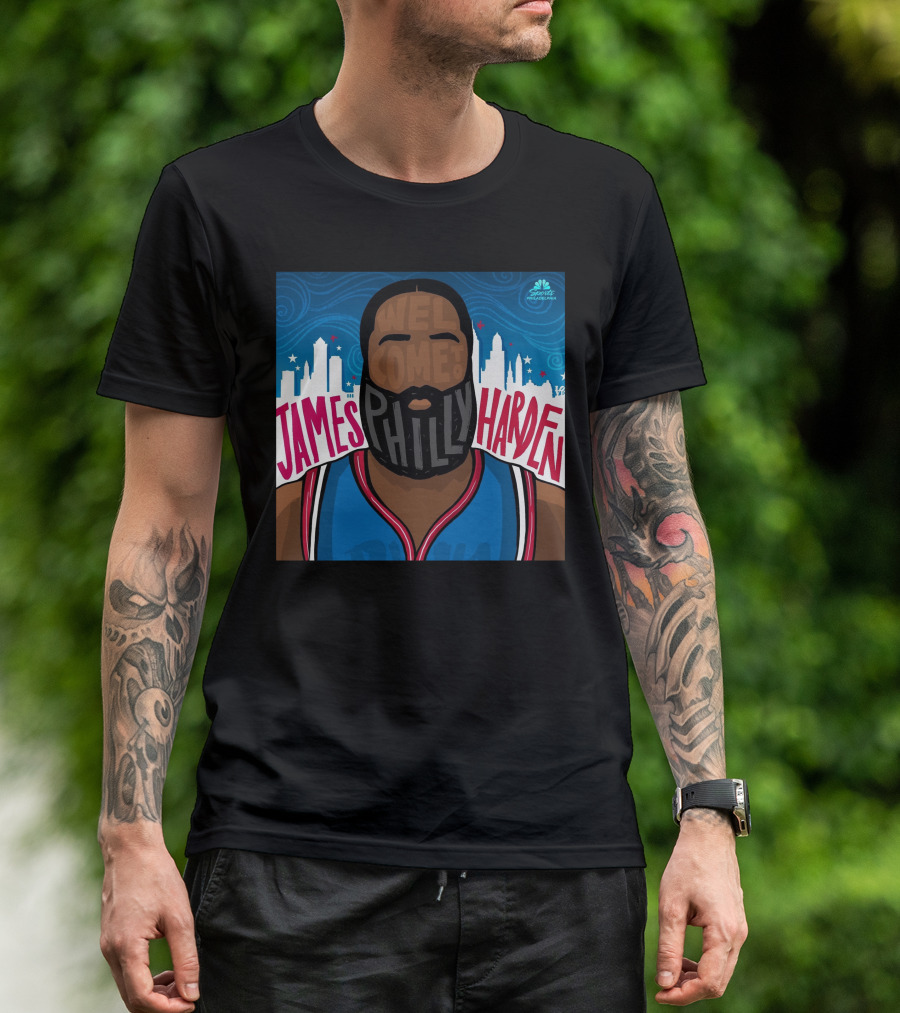 Welcome James Harden To Philly Skyline T-Shirt