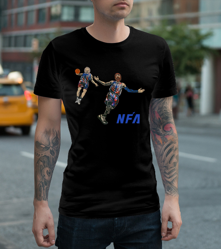 Big Cat NFA Jerry and Brent Dunk Dead 79 Basketball T-Shirt