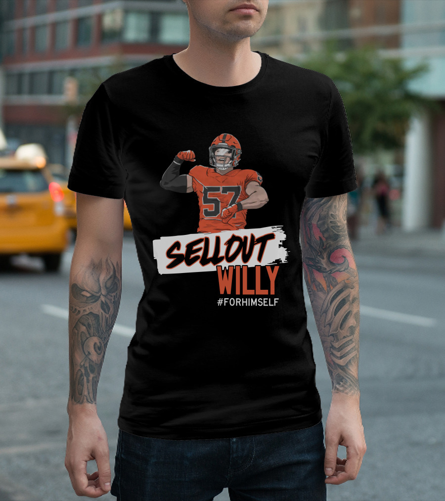 Sellout Willy Forhimself Barstoolsports Football Player T-Shirt
