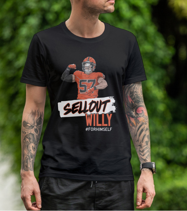 Sellout Willy Forhimself Barstoolsports Football Player T-Shirt